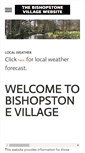 Mobile Screenshot of bishopstone-salisbury.co.uk